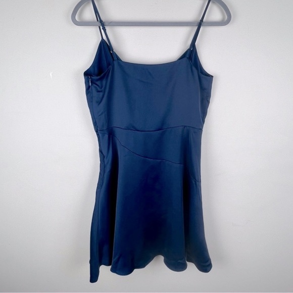 Devlin | Betsy Flirty Mini Slip Dress Poseidon Blue | 6 - Picture 5 of 11